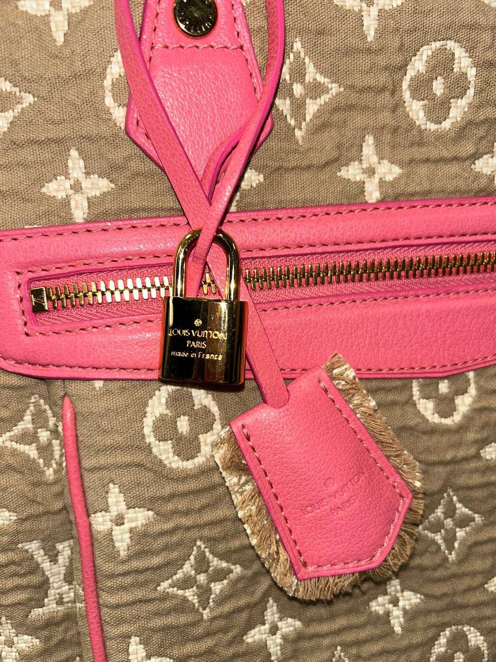 Louis Vuitton Sabbia Cabas MM - Beige/Pink