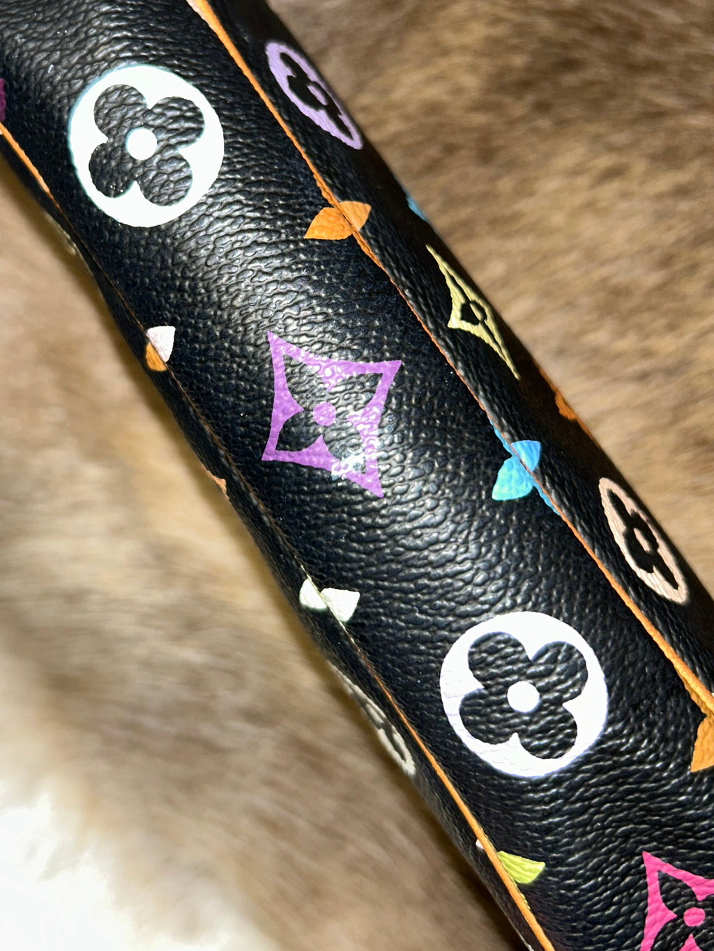 Louis Vuitton x Takashi Murakami Monogram Pochette - Black/Multicolour