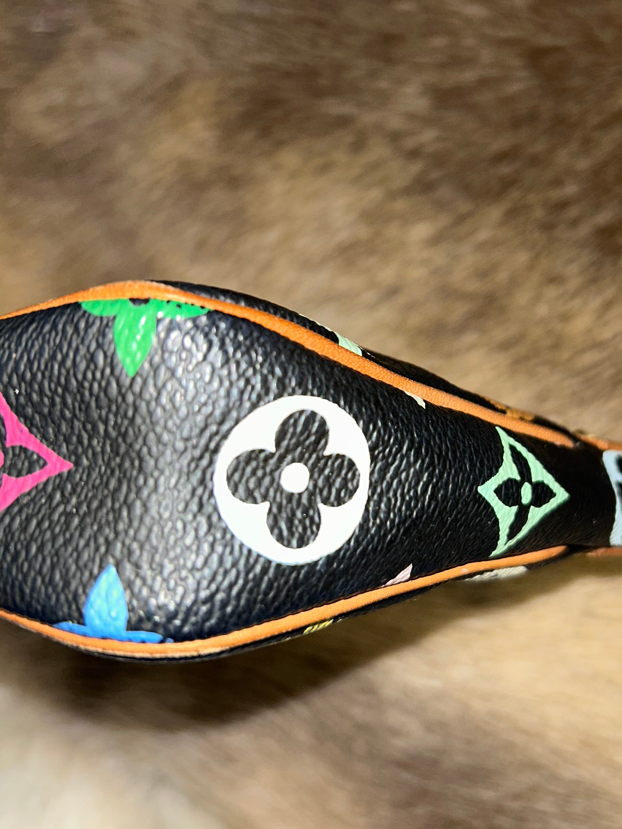 Louis Vuitton x Takashi Murakami Monogram Pochette - Black/Multicolour