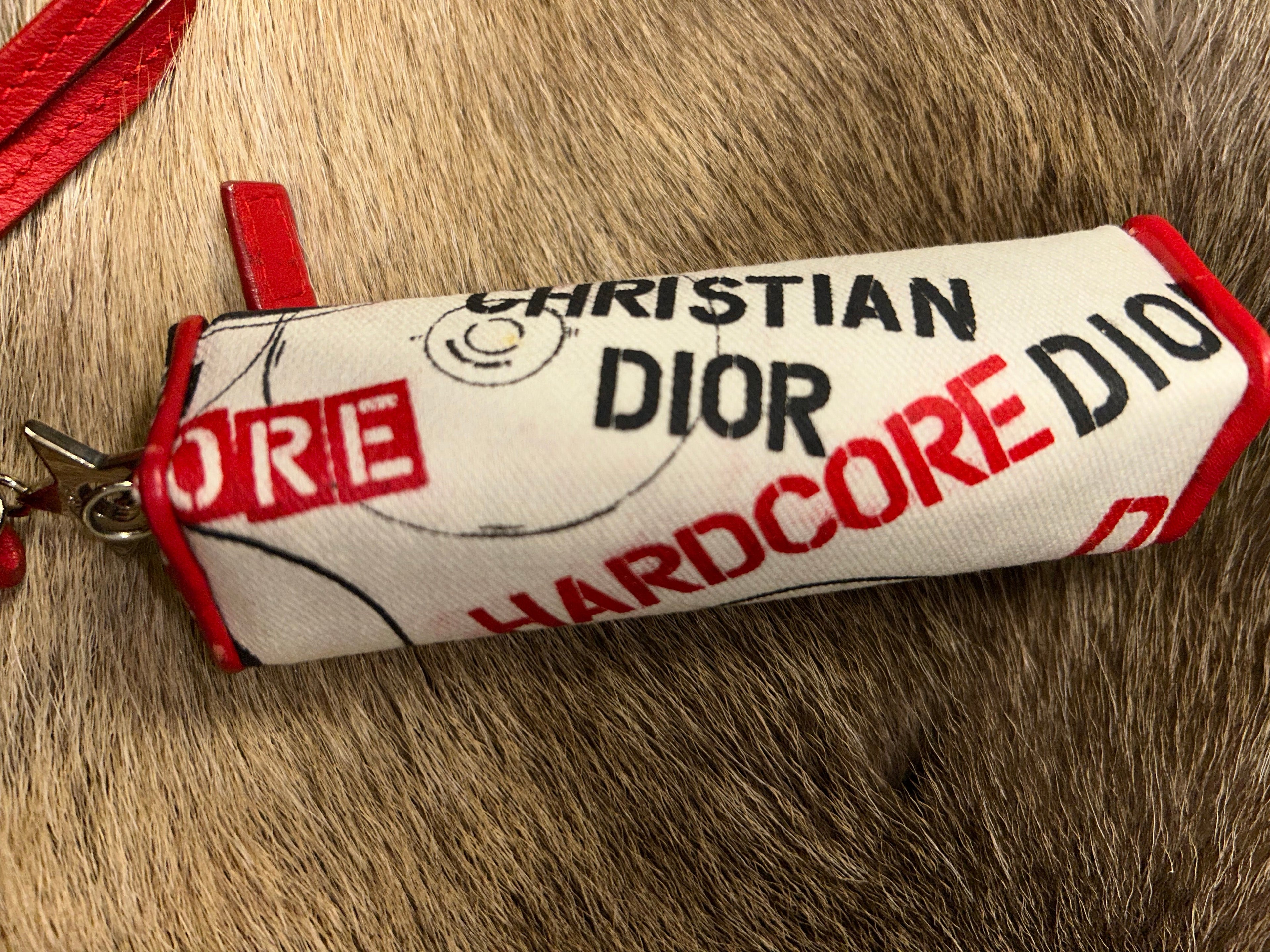Christian Dior Hardcore Lipstick Case - White/Red