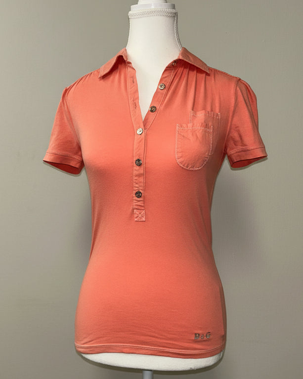 Dolce & Gabbana Button Up Shirt - Coral