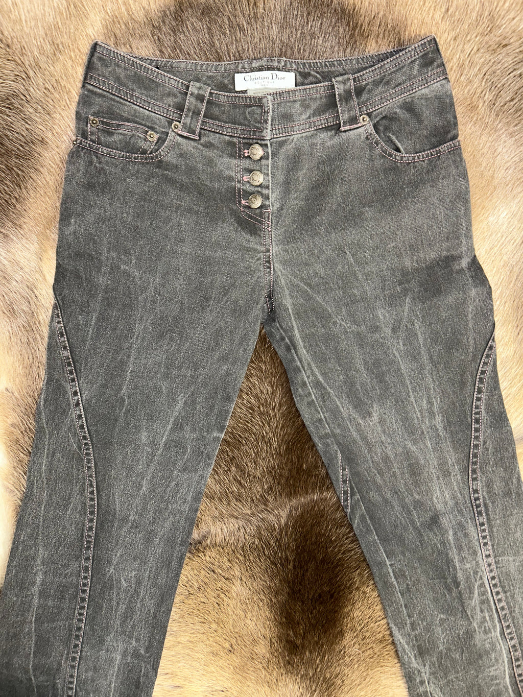 Christian Dior Jeans - Washed Black/Pink