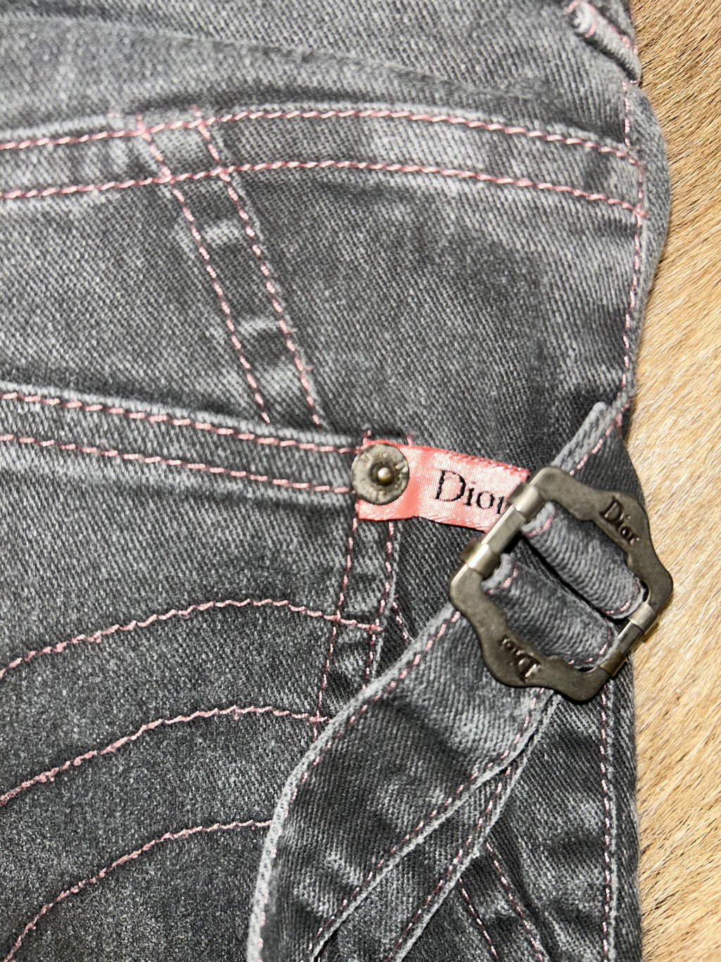 Christian Dior Jeans - Washed Black/Pink