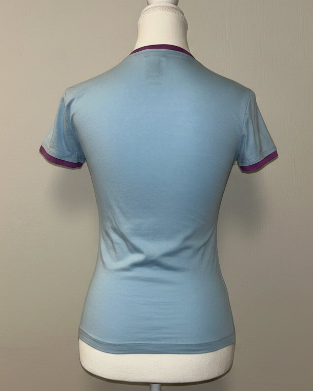 Dolce & Gabbana D&G Ringer Baby Tee - Blue/Purple