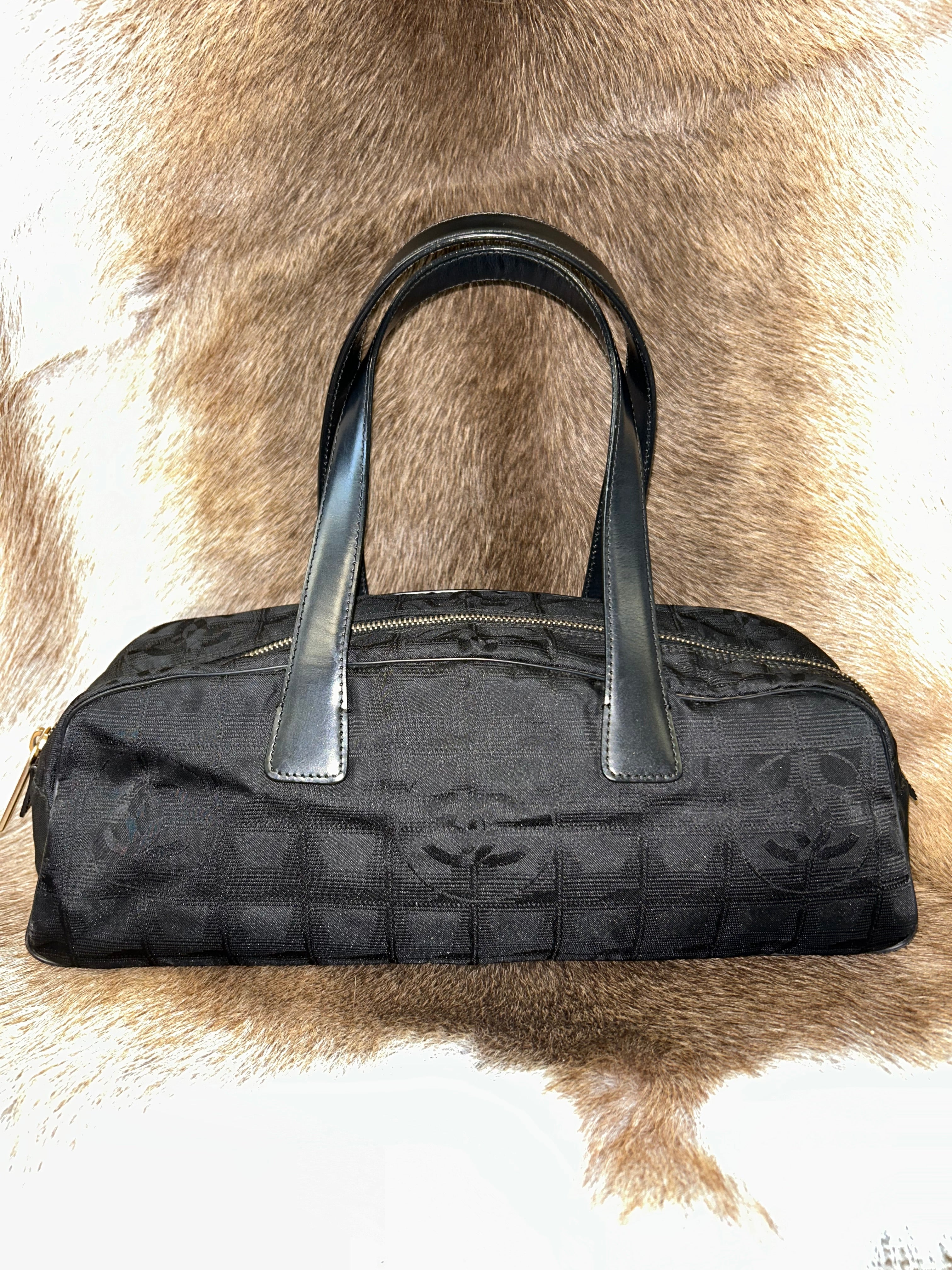 Chanel Travel Line Baguette Bag - Black