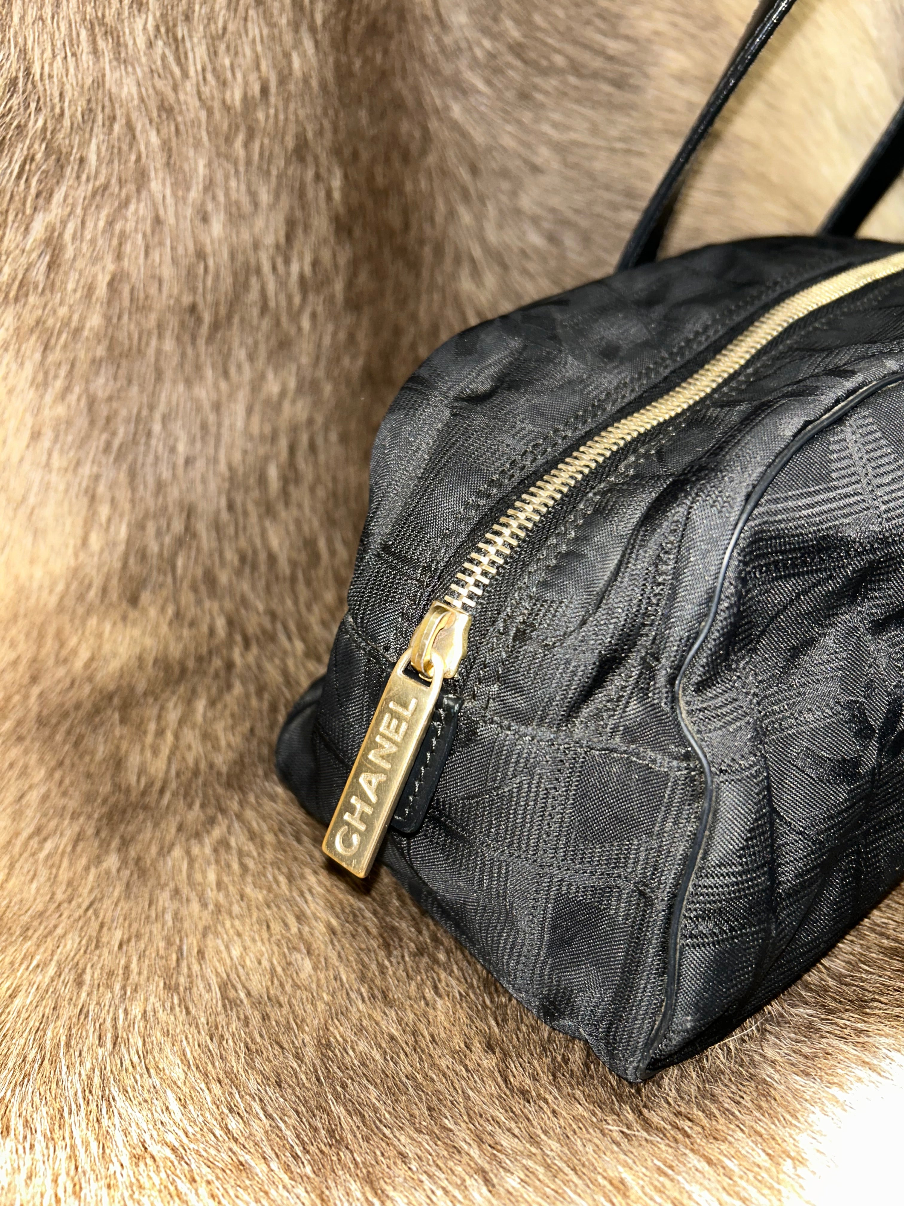 Chanel Travel Line Baguette Bag - Black